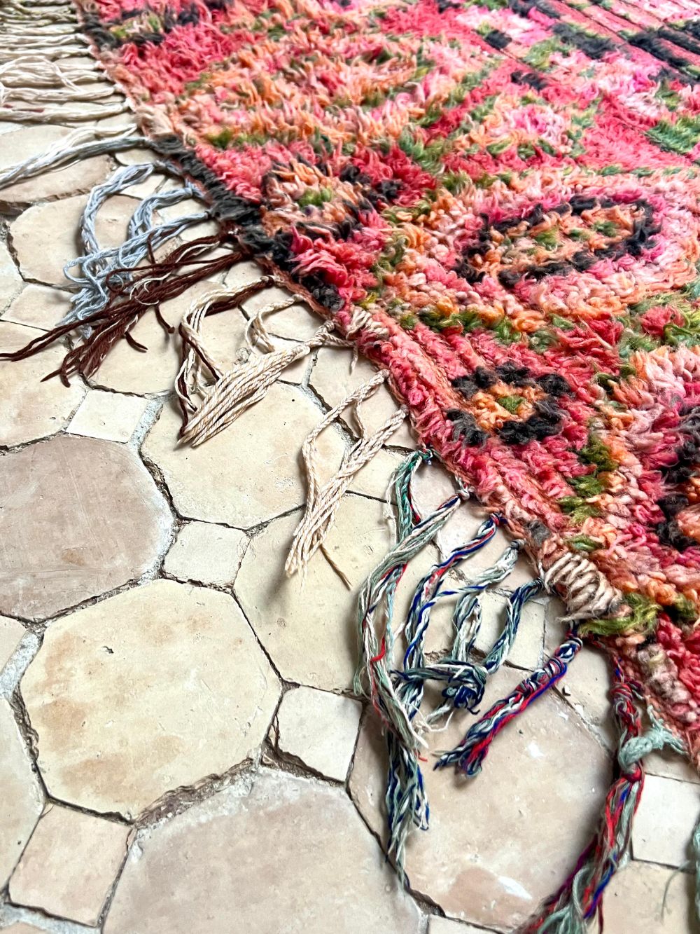 Moroccan Vintage Boujaad Rug 255x120cm