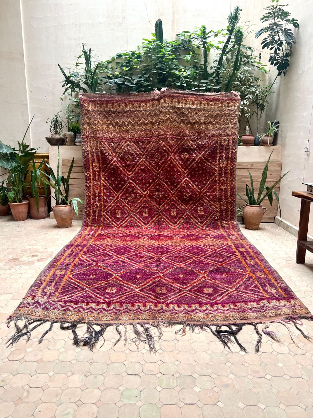 Moroccan Vintage Beni M'Guild Rug 410x220cm