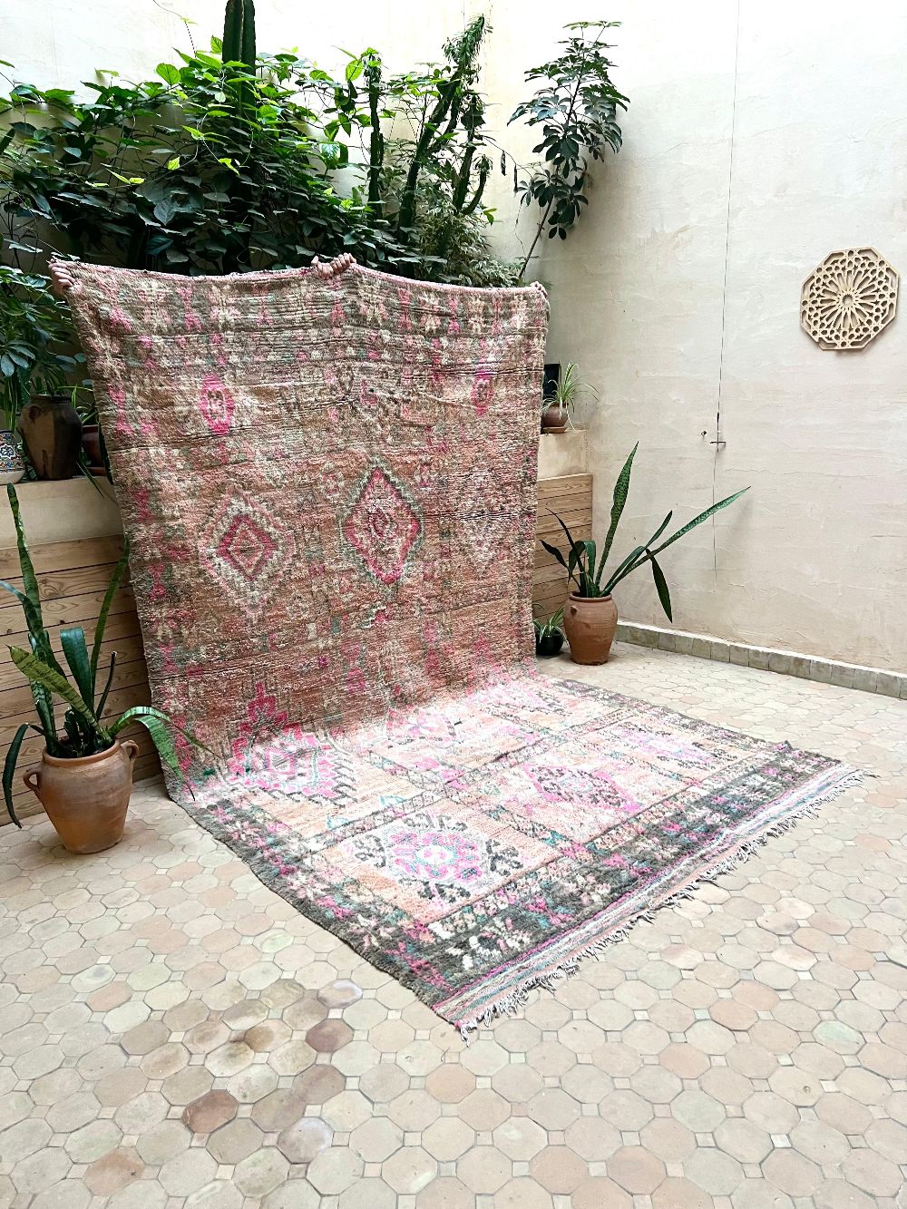 Moroccan Vintage Boujaad Rug 340x190cm
