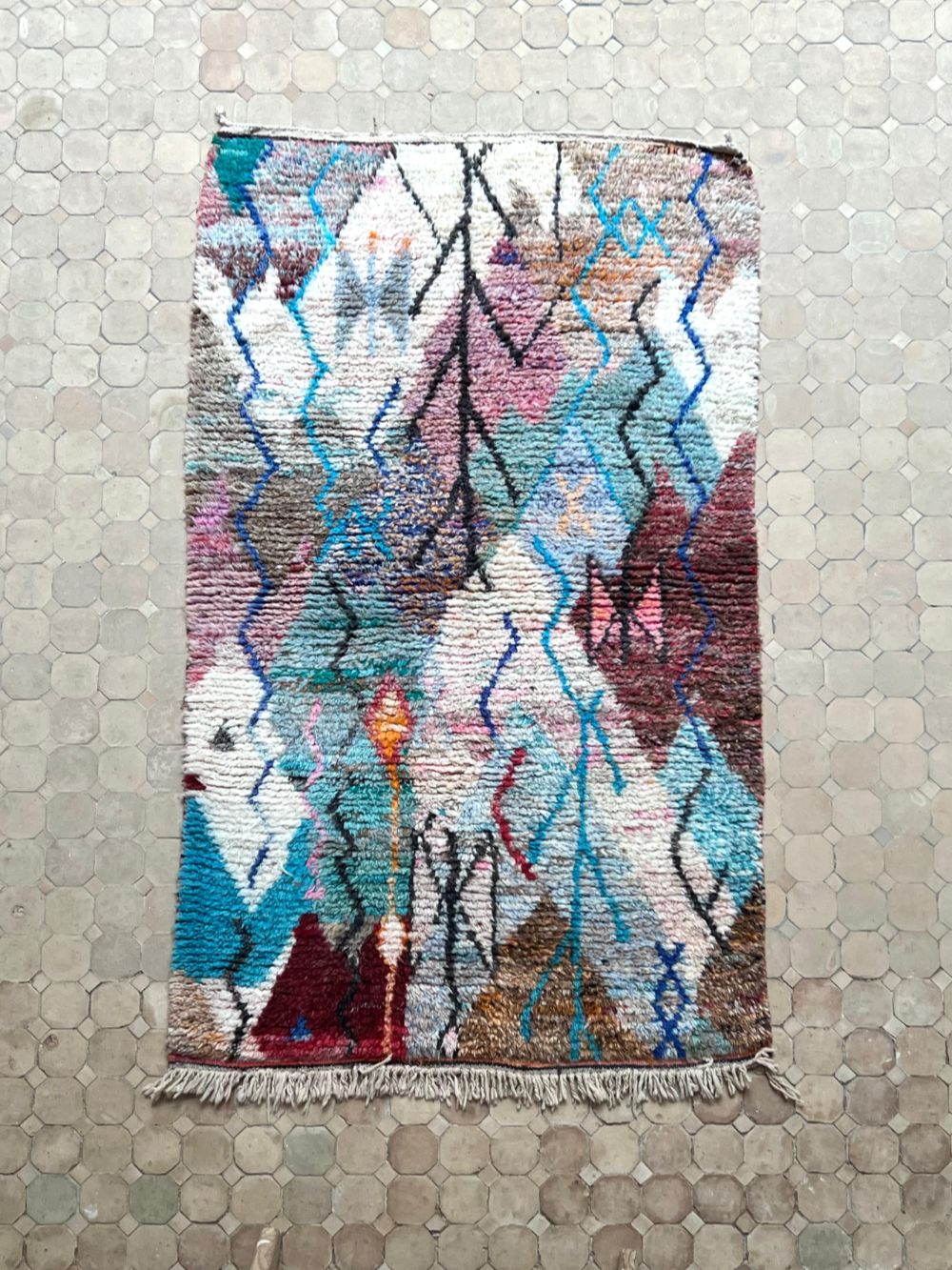 Moroccan Boujaad Rug 200x115cm