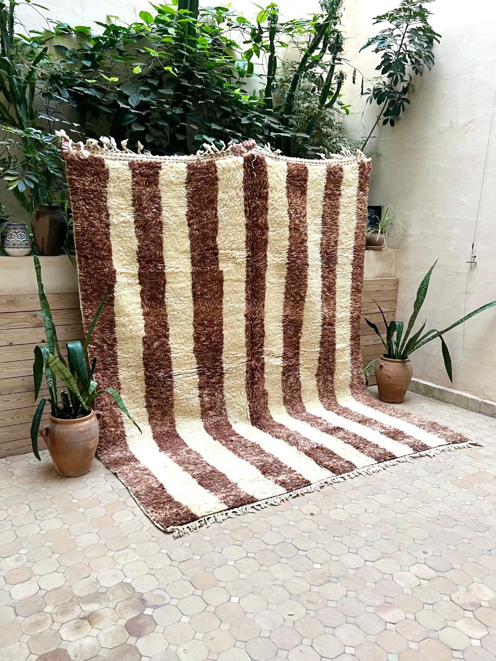 Marokkolainen Ruskea matto 260x210cm