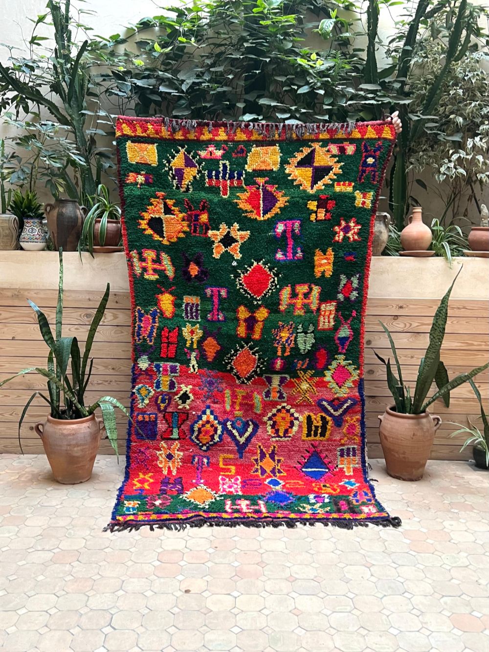 Moroccan Vintage Azilal Rug 230x120cm