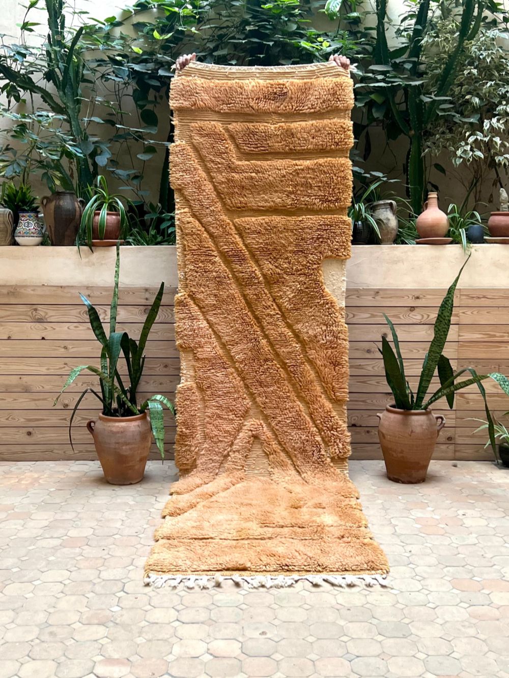 Moroccan Mrirt Runner Rug 295x80cm