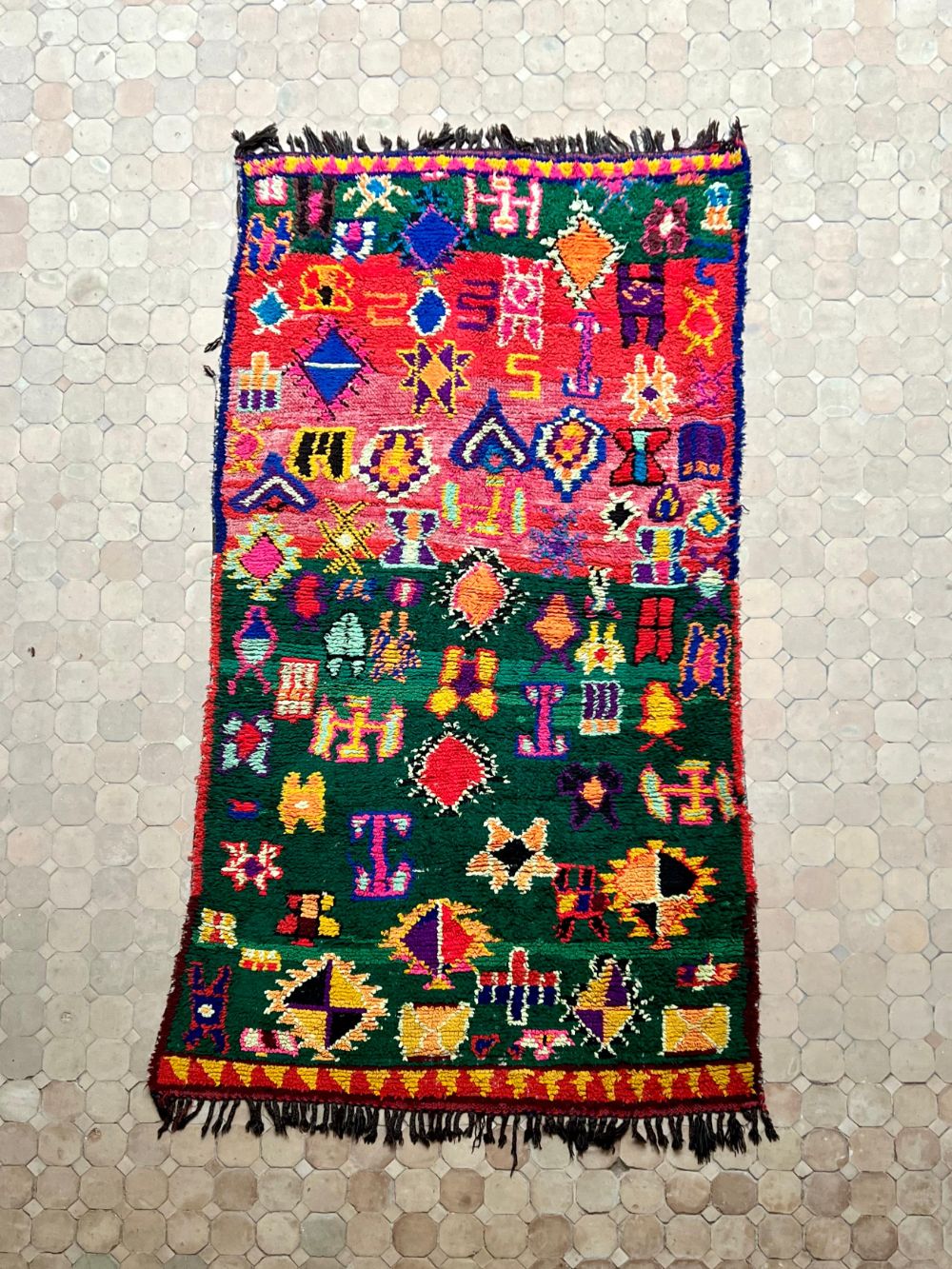 Moroccan Vintage Azilal Rug 230x120cm