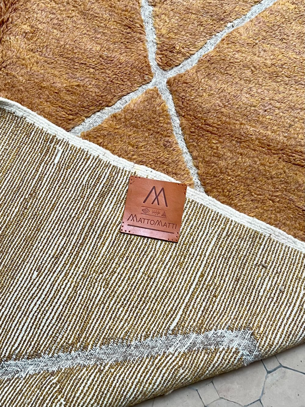 Moroccan Brown Diamond Rug 275x200cm