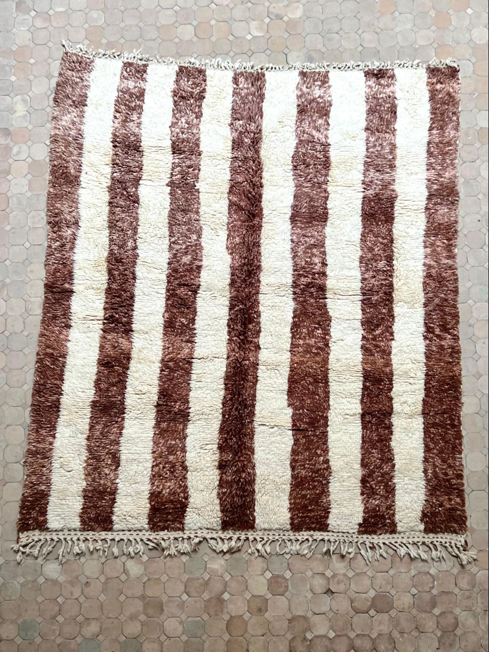 Marokkolainen Ruskea matto 260x210cm