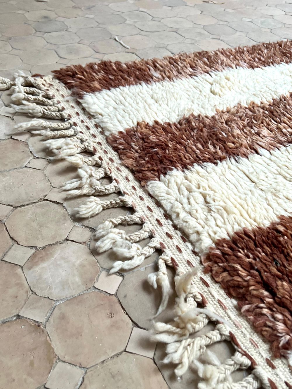 Marokkolainen Ruskea matto 260x210cm