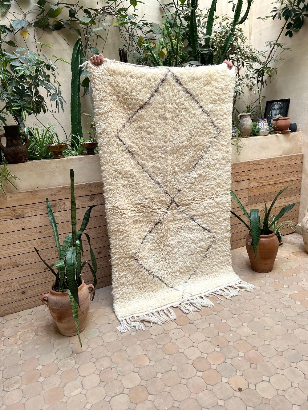 Moroccan Marmoucha Rug 185x110cm