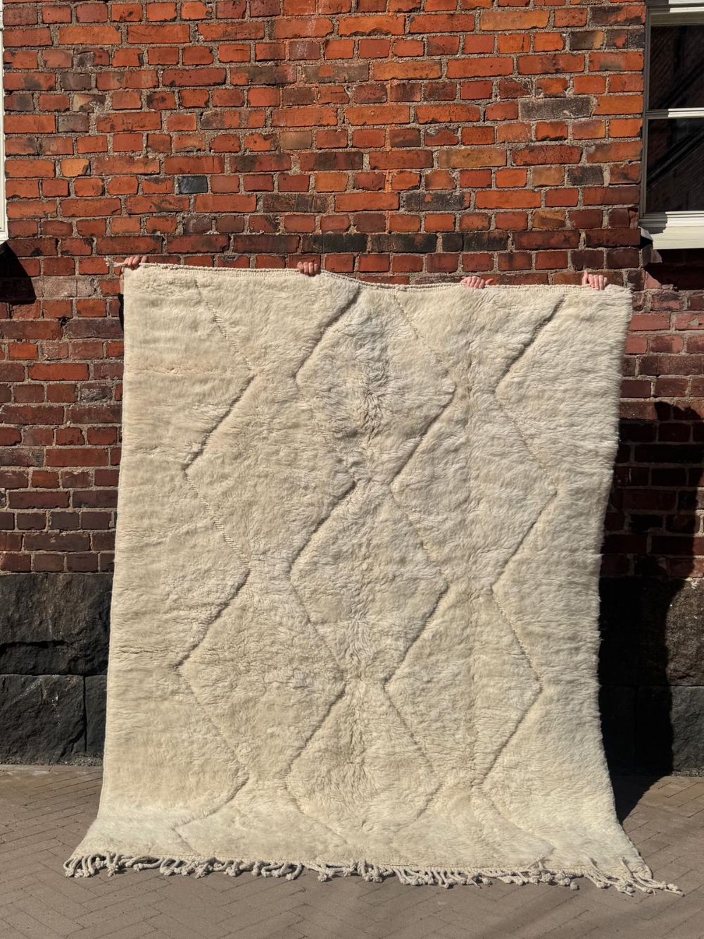 Marokkolainen Mrirt Jääkarhu matto 235x180cm