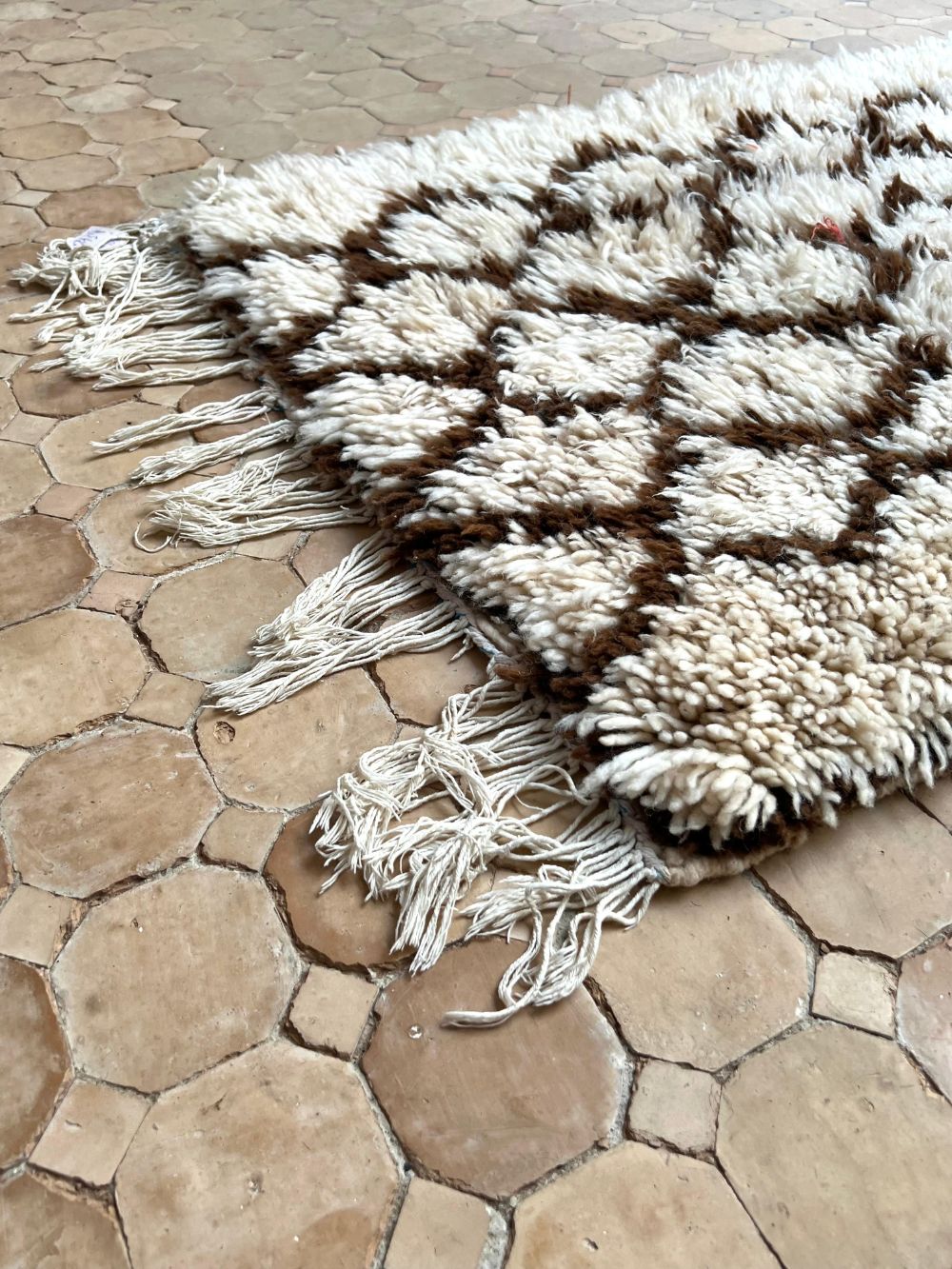 Marokkolainen vintage Azilal-matto 160x80cm