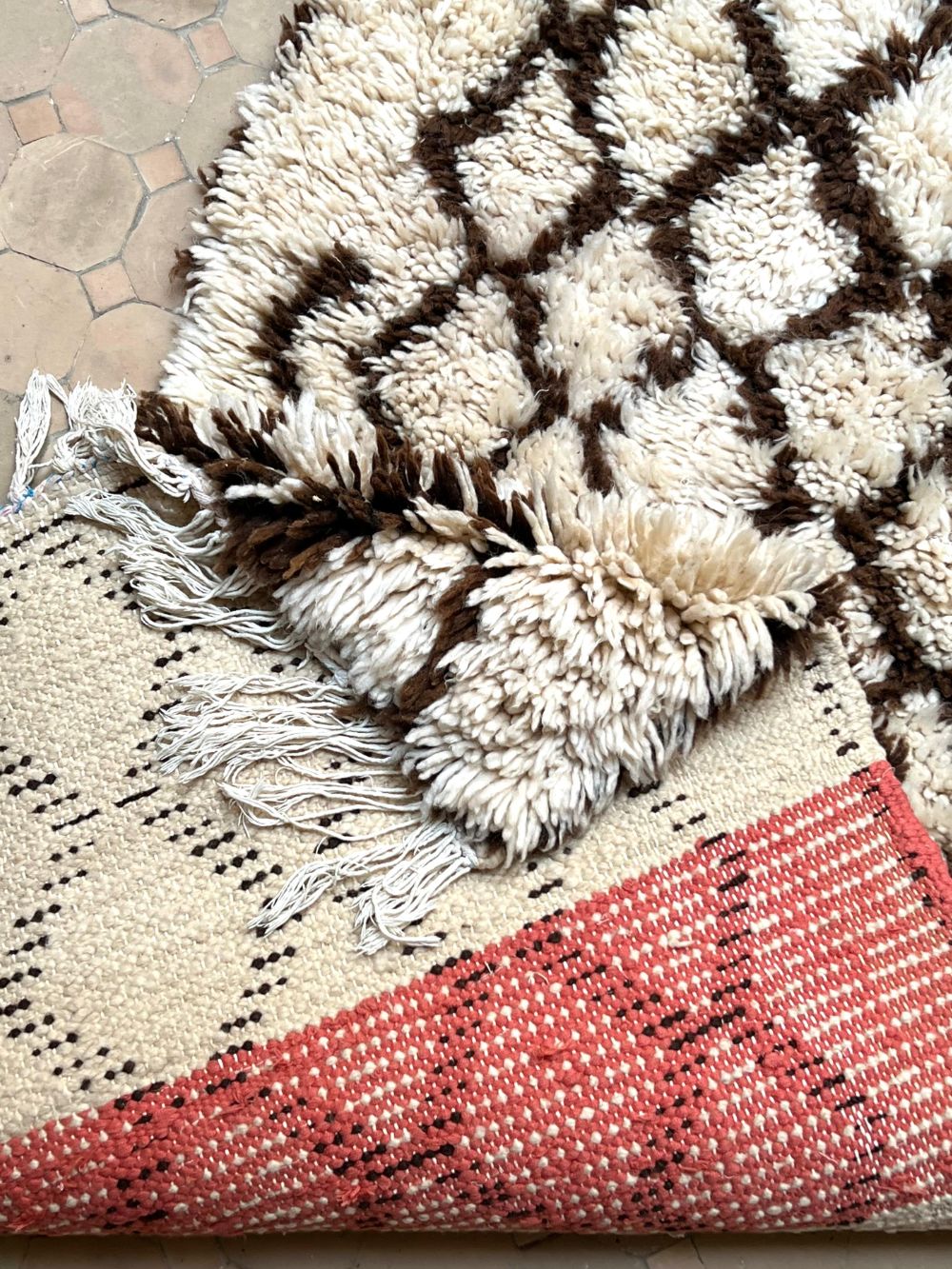 Marokkolainen vintage Azilal-matto 160x80cm
