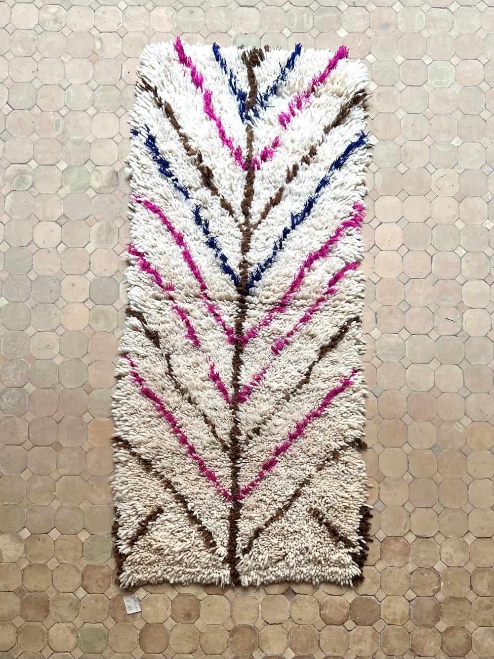 Moroccan Vintage Azilal Rug 185x75cm