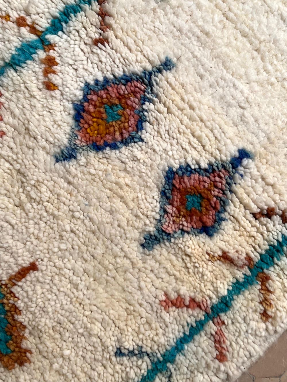 Marokkolainen Azilal-matto 105x55cm