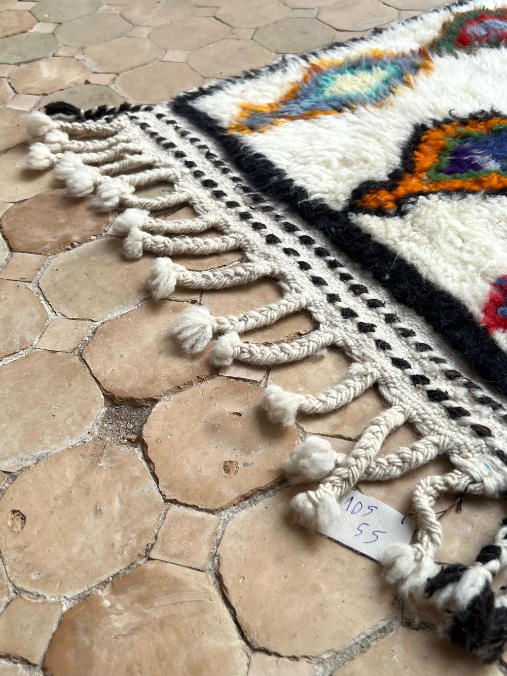 Marokkolainen Azilal-matto 105x55cm