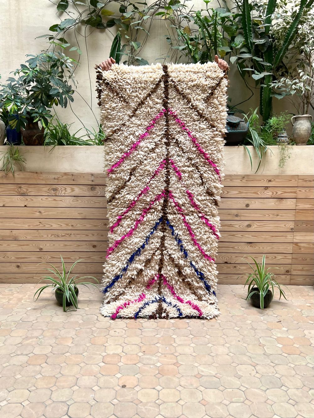 Moroccan Vintage Azilal Rug 185x75cm