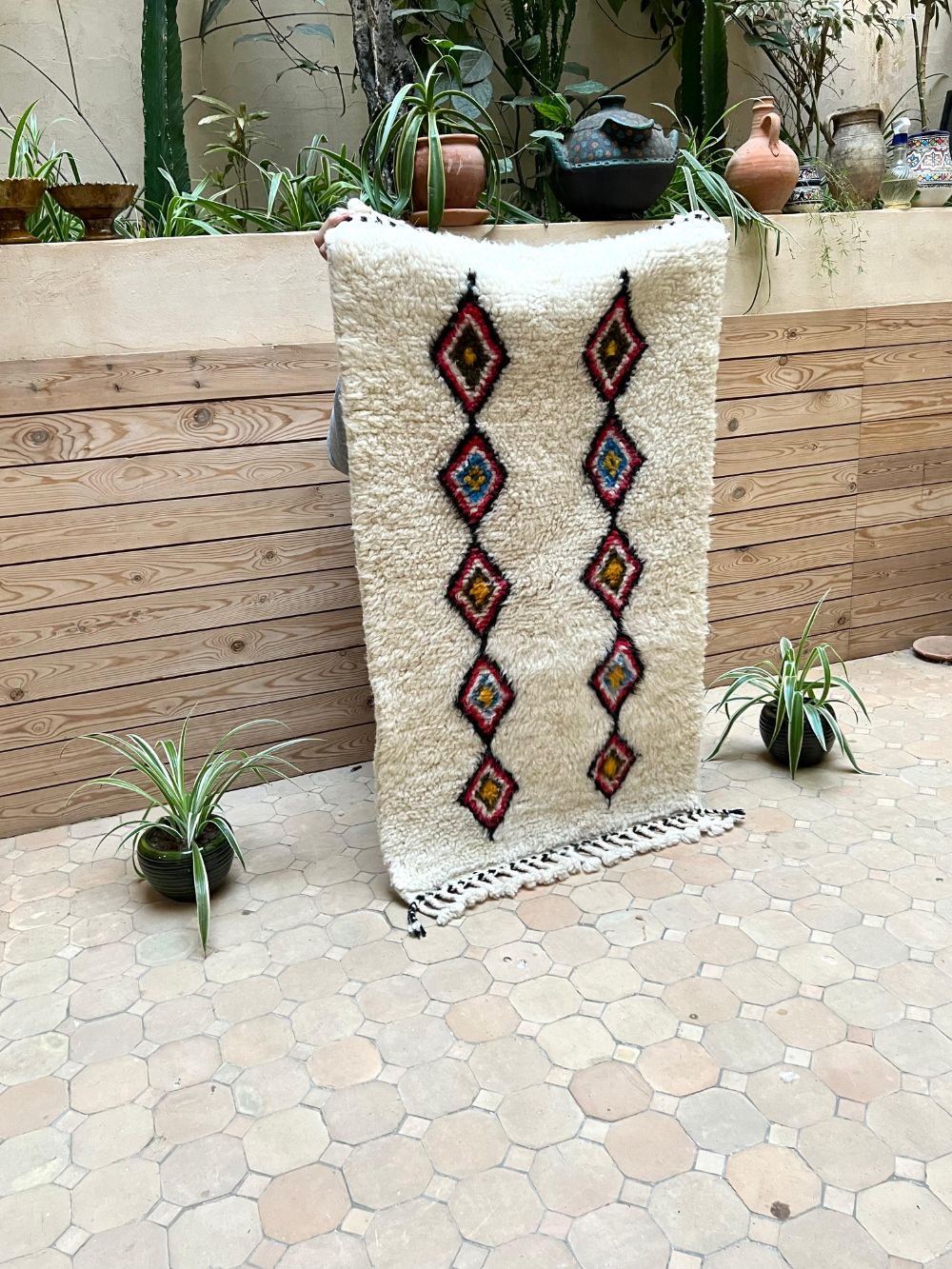 Marokkolainen Azilal-matto 110x60cm