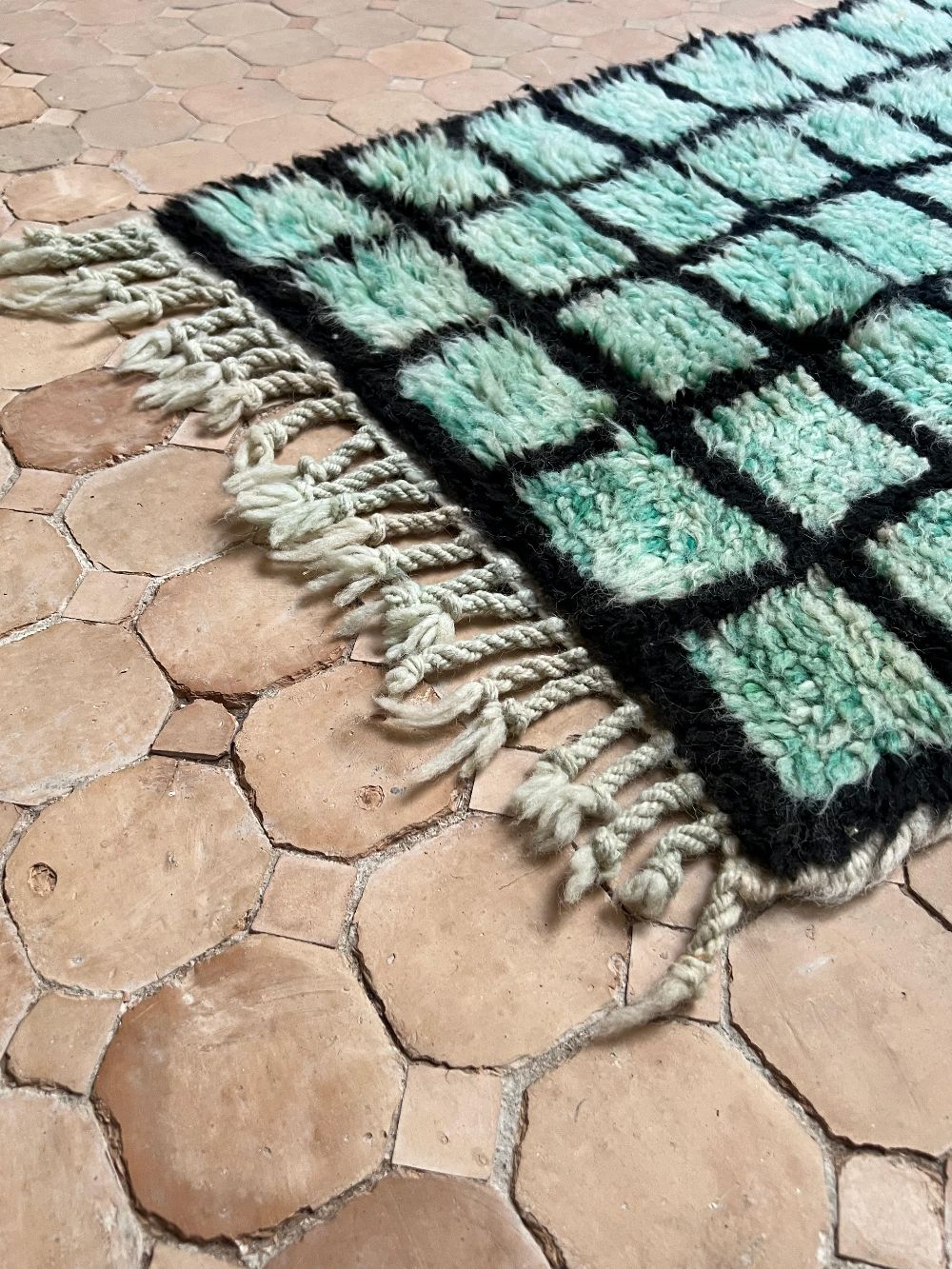 Marokkolainen Azilal-matto 125x70cm
