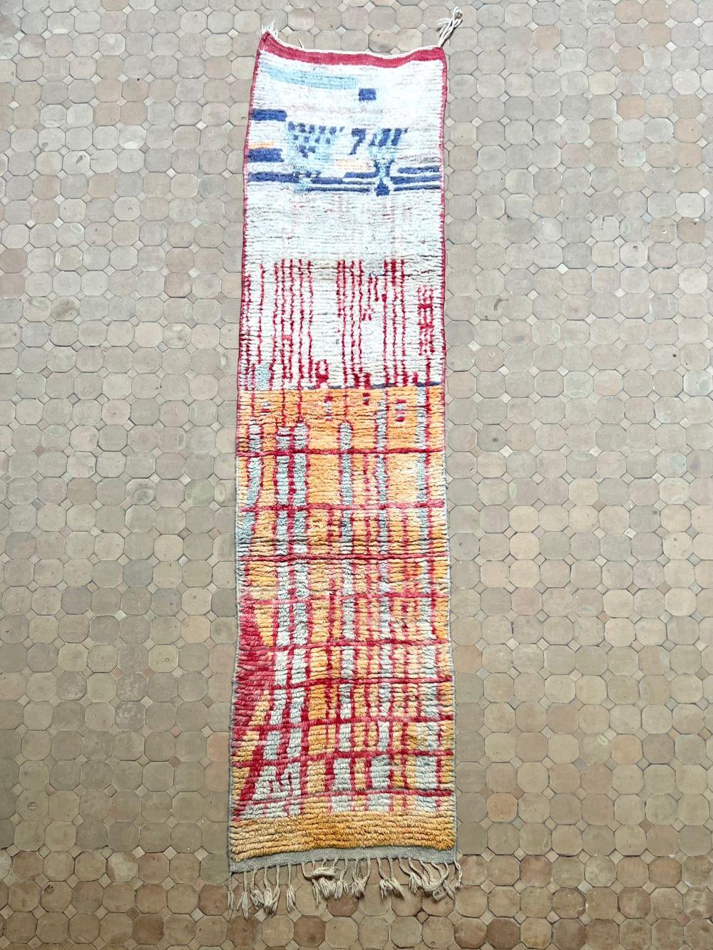 Moroccan Boujaad Runner 295x70cm