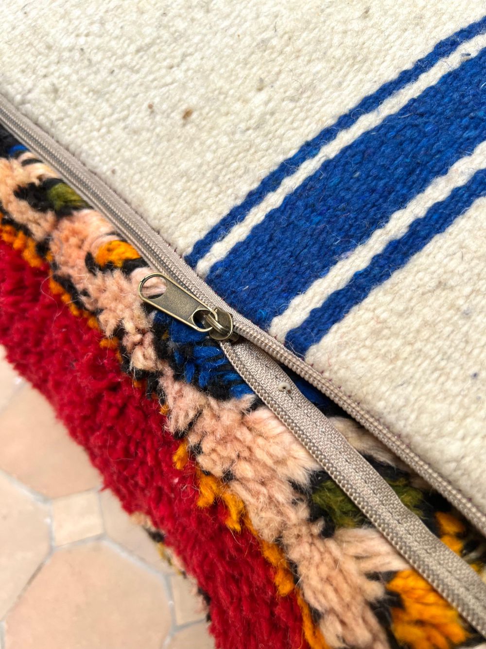 Moroccan Vintage Pouf