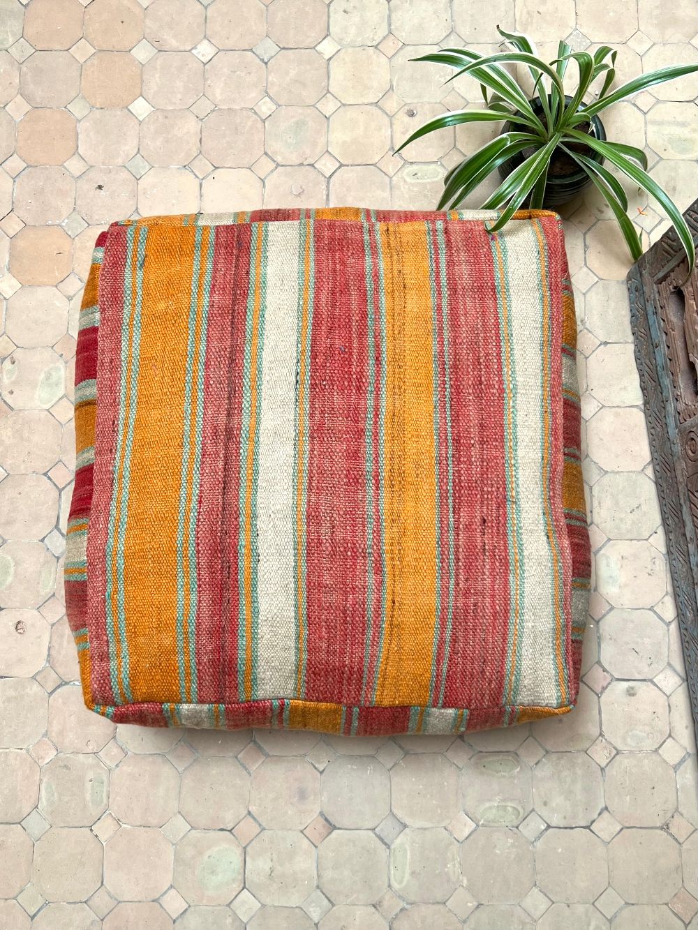 Moroccan Hanbel Pouf