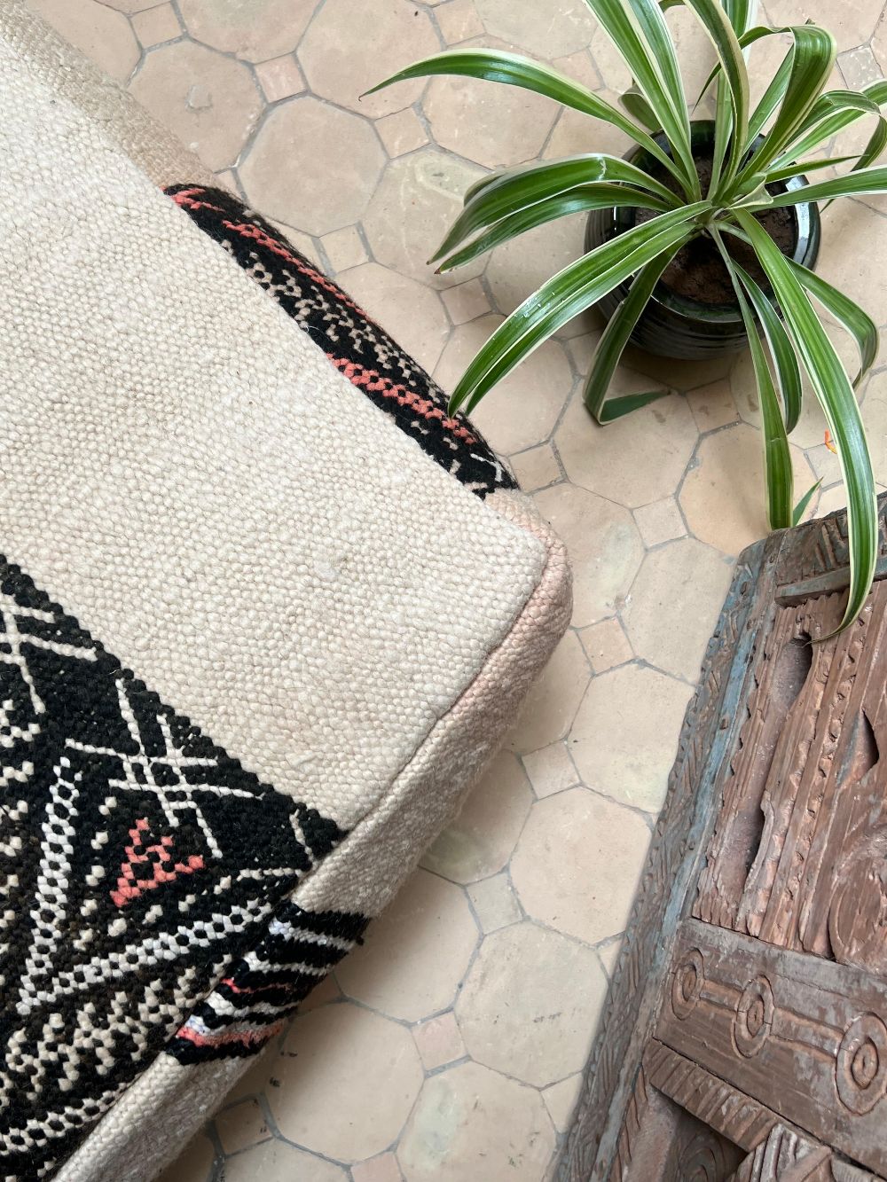 Moroccan Hanbel Pouf