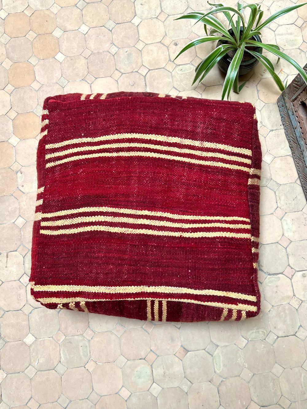 Moroccan Hanbel Pouf