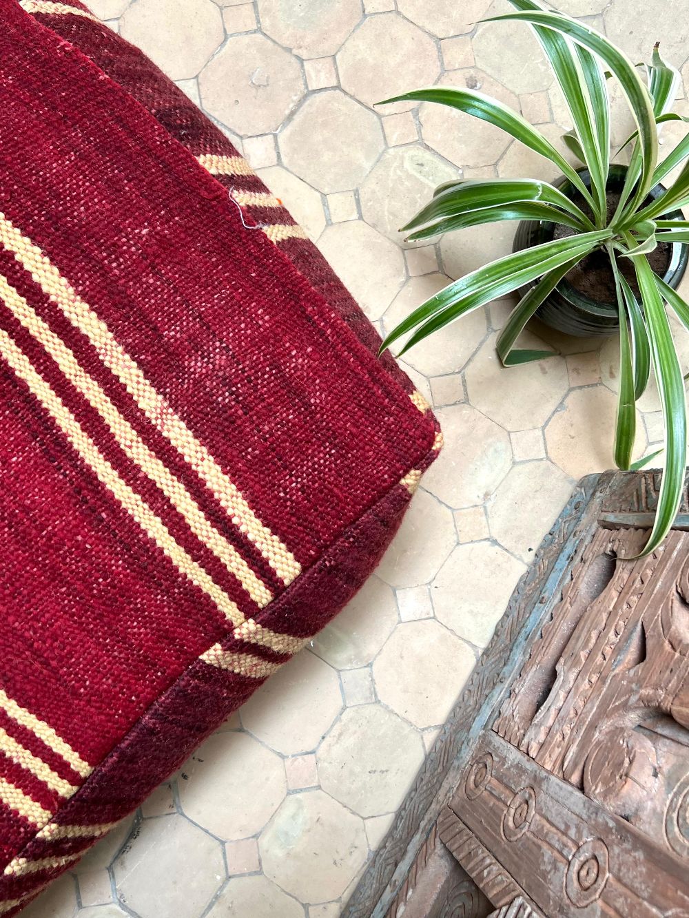 Moroccan Hanbel Pouf