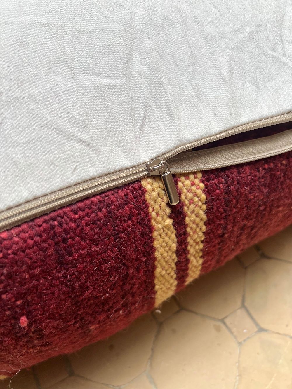 Moroccan Hanbel Pouf