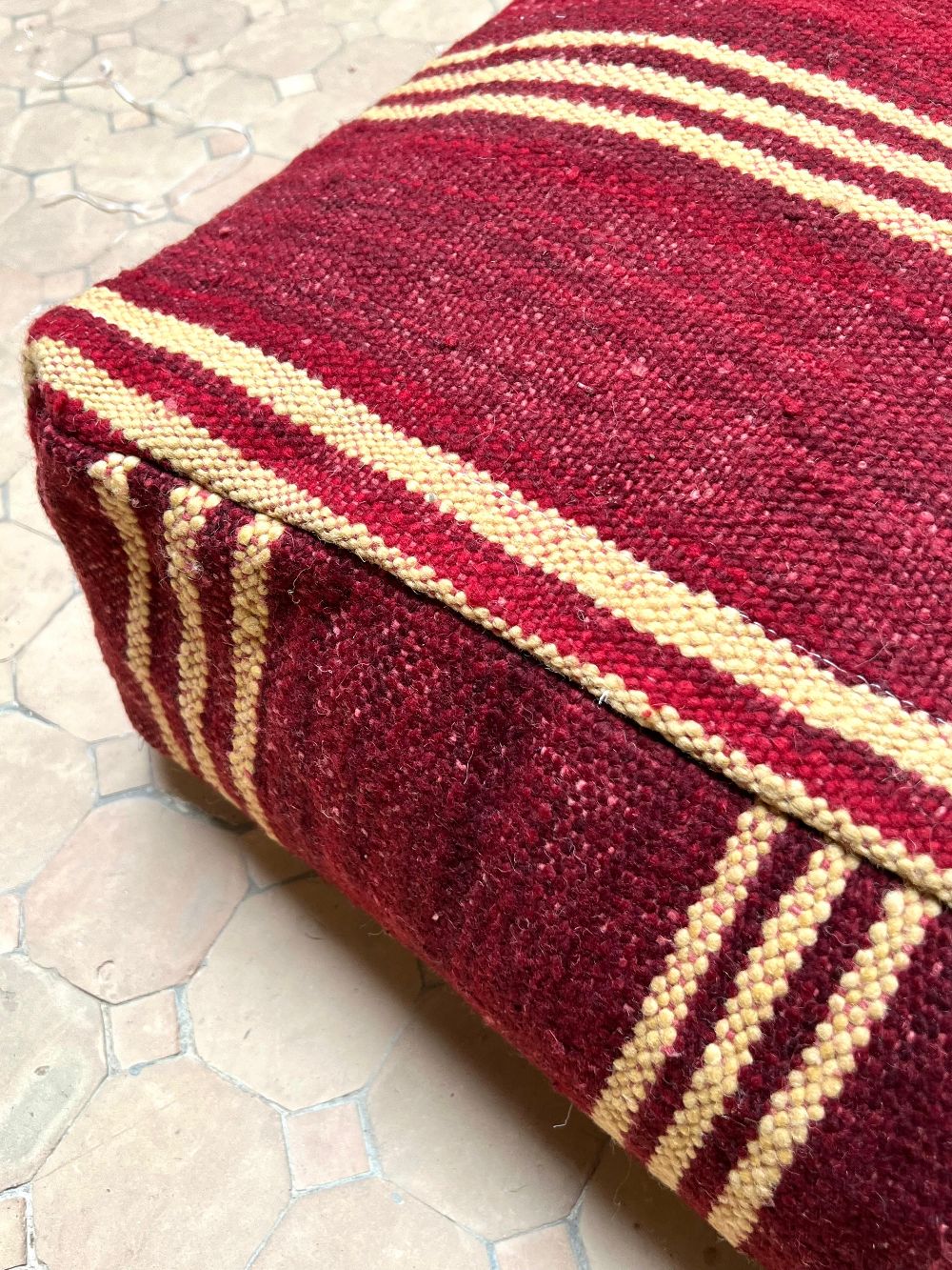 Moroccan Hanbel Pouf