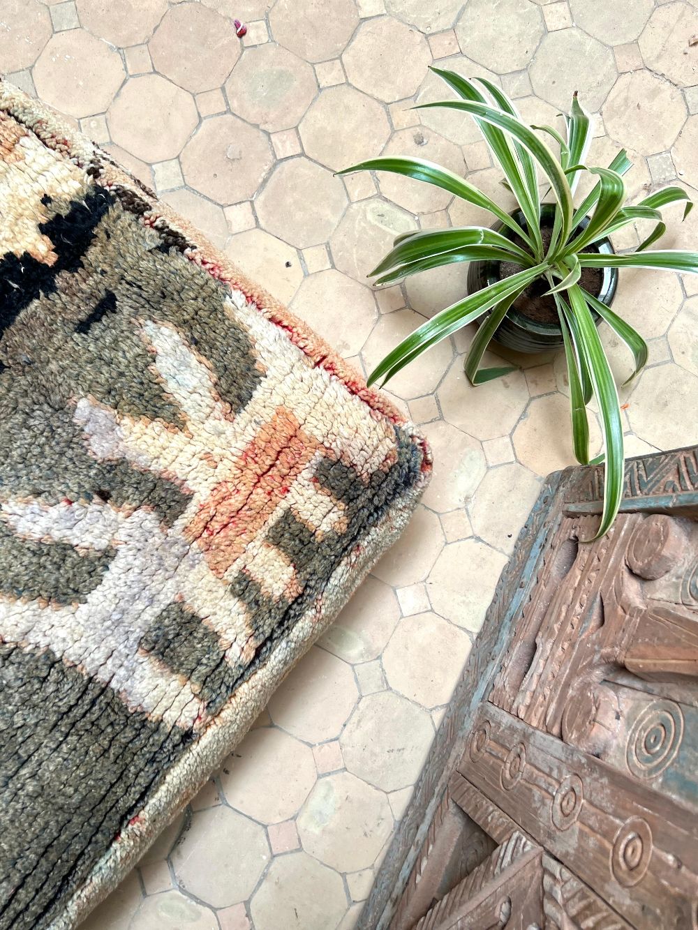 Moroccan Vintage Pouf