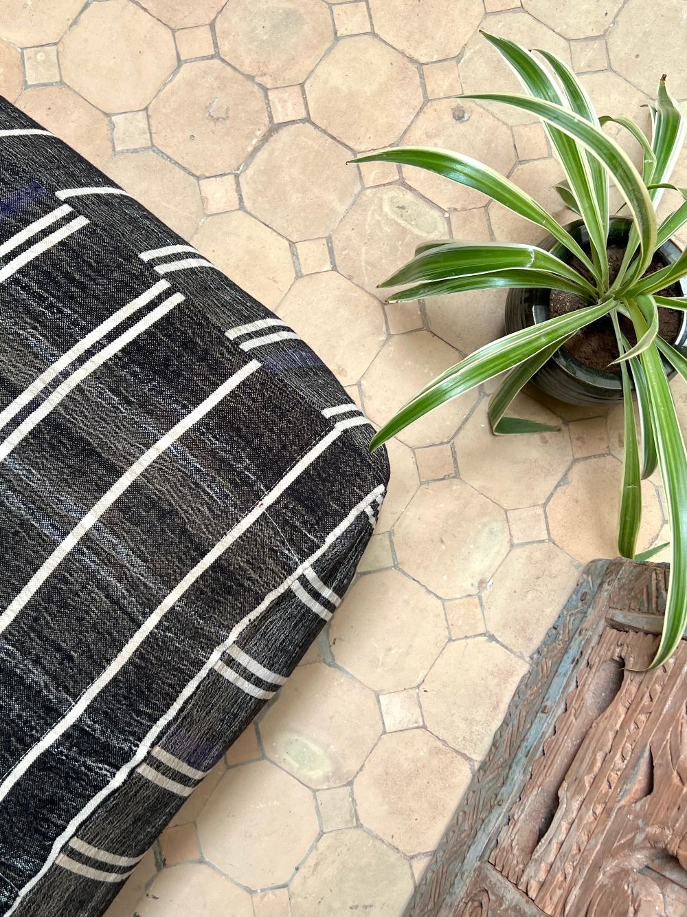 Moroccan Hanbel Pouf
