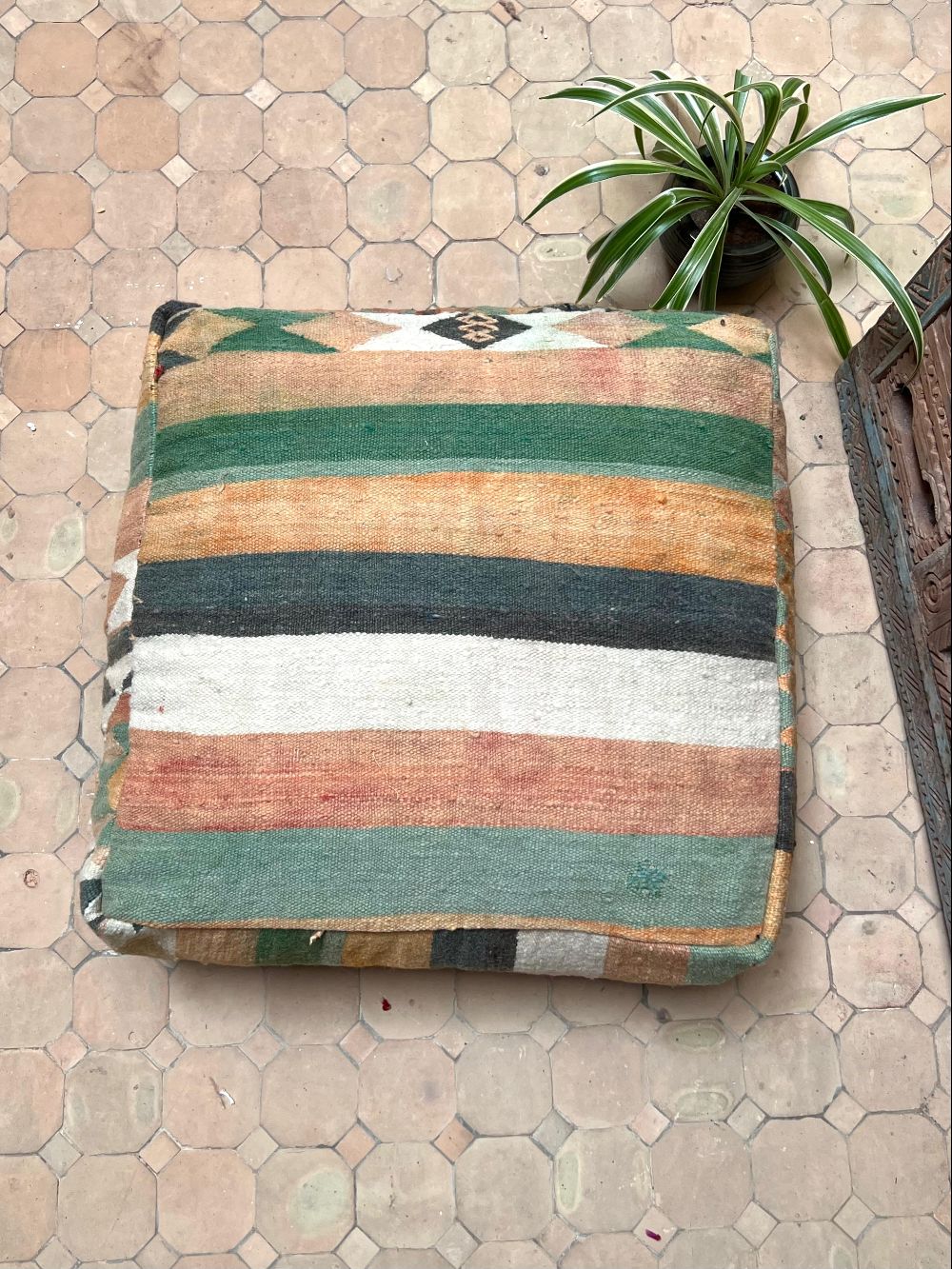 Moroccan Hanbel Pouf