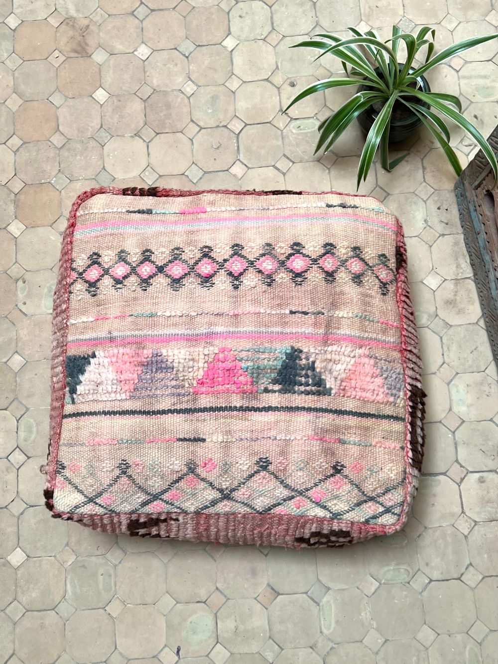 Moroccan Hanbel Pouf