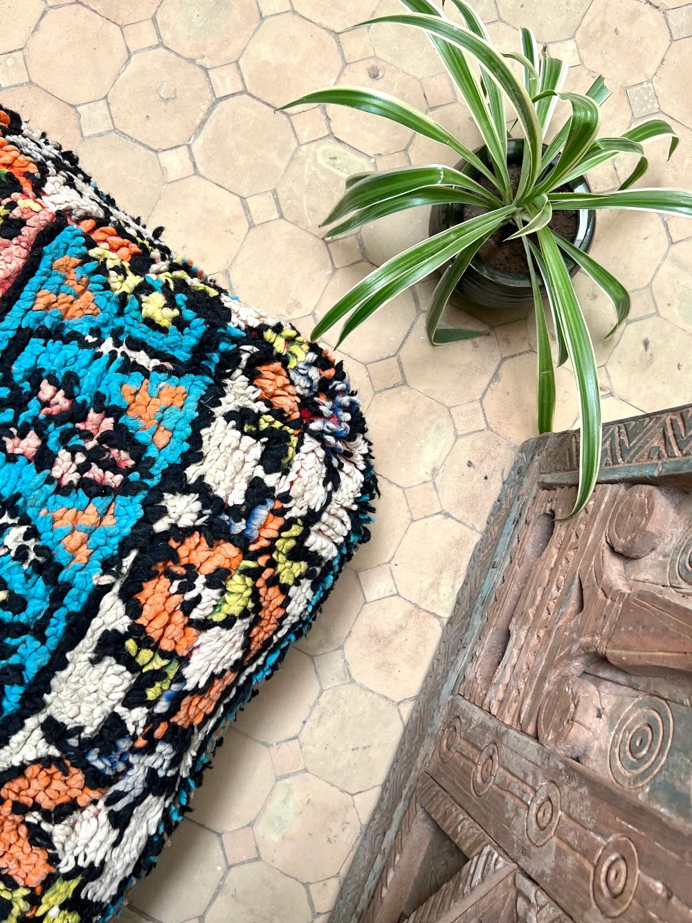 Moroccan Vintage Pouf