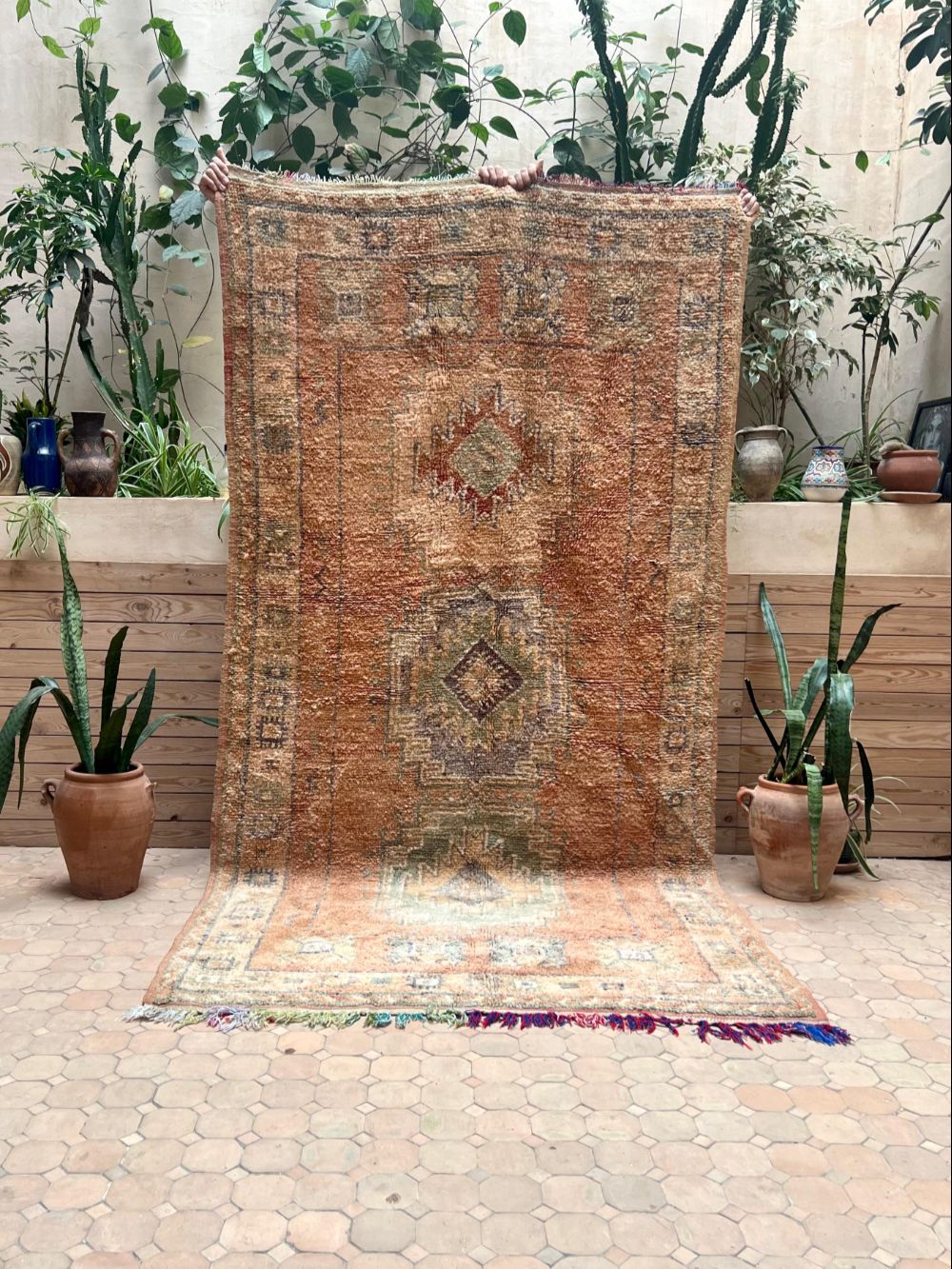 Moroccan Vintage Boujaad Rug 275x145cm