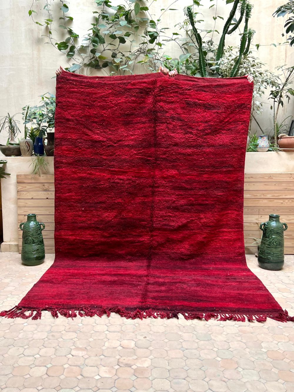 Moroccan Vintage Monochrome Rug 300x195cm