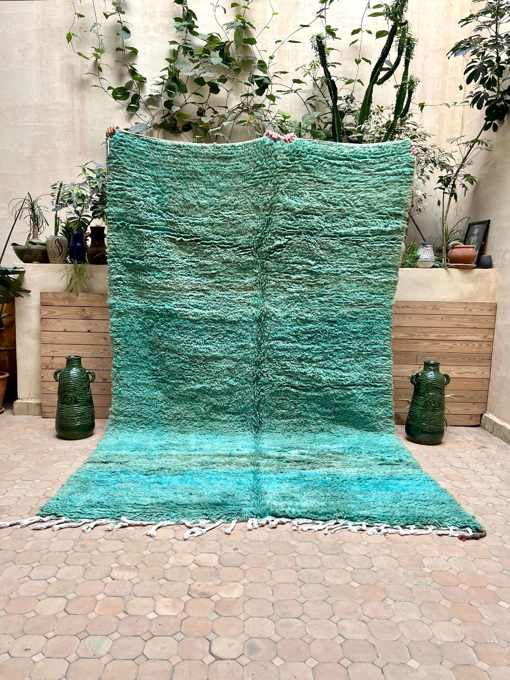 Moroccan Vintage Monochrome Rug 300x185cm