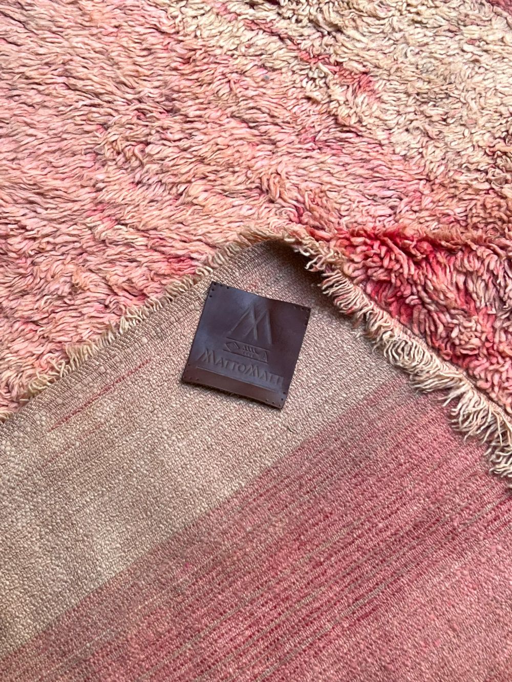 Marokkolainen vintage yksivärinen matto 335x210cm