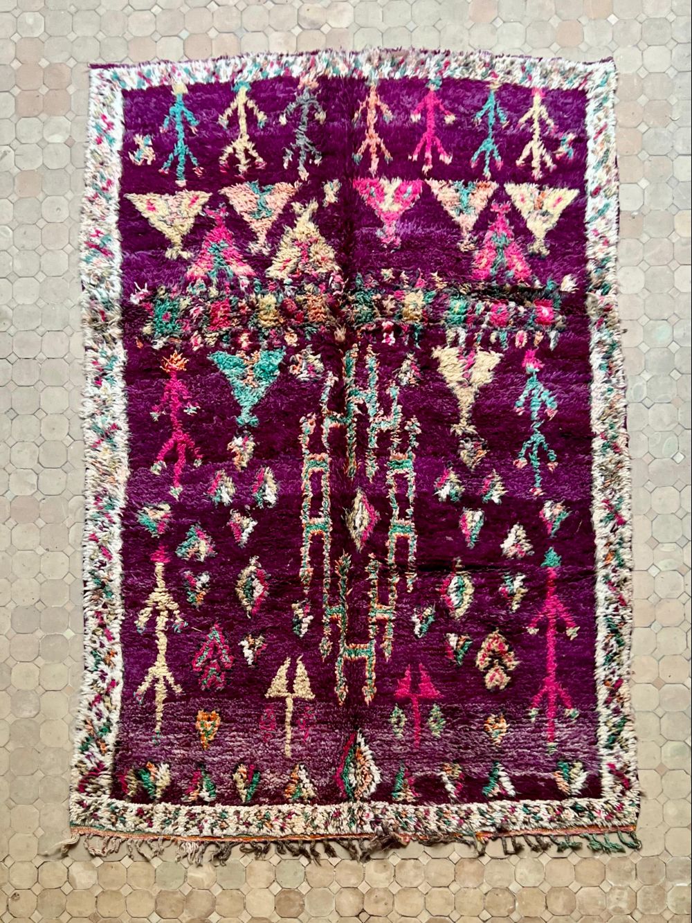 Moroccan Vintage Boujaad Rug 270x180cm