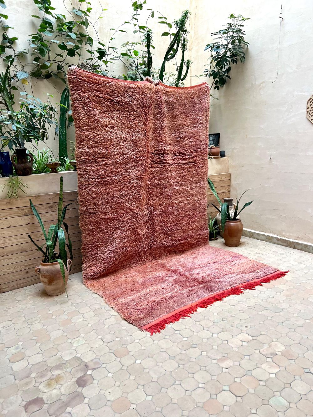 Moroccan Vintage Monochrome Rug 300x175cm