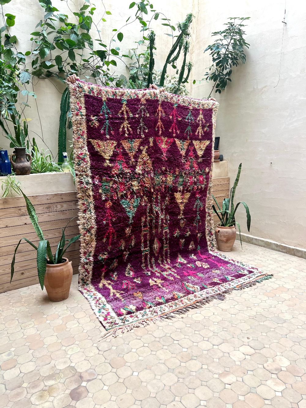 Marokkolainen vintage Boujaad matto 270x180cm