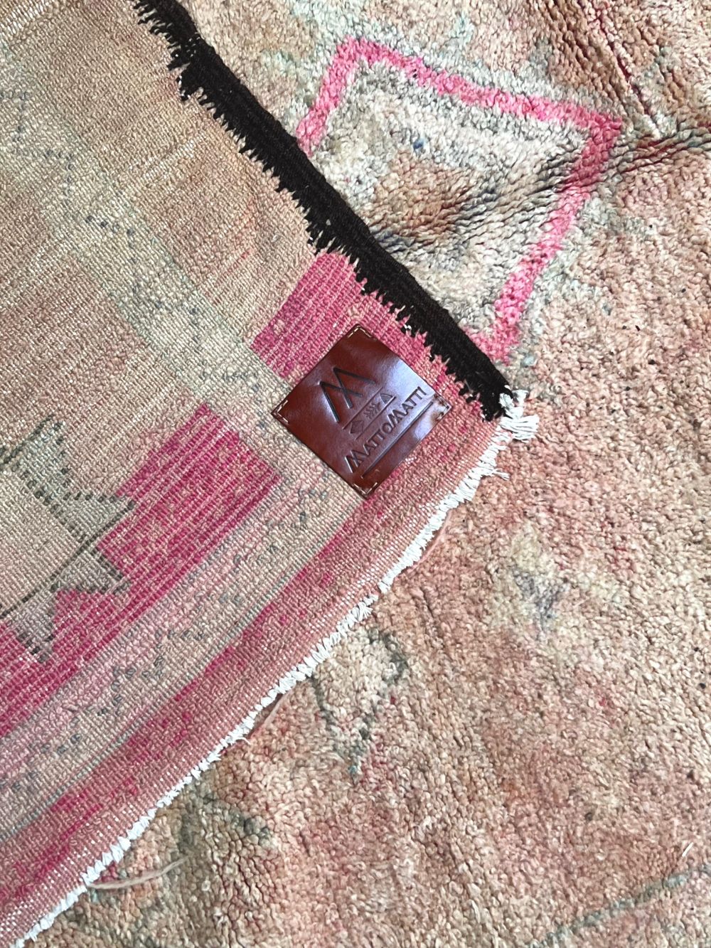 Moroccan Vintage Boujaad Rug 345x175cm