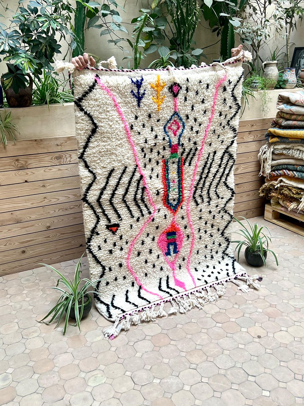 Marokkolainen Candy matto 150x105cm