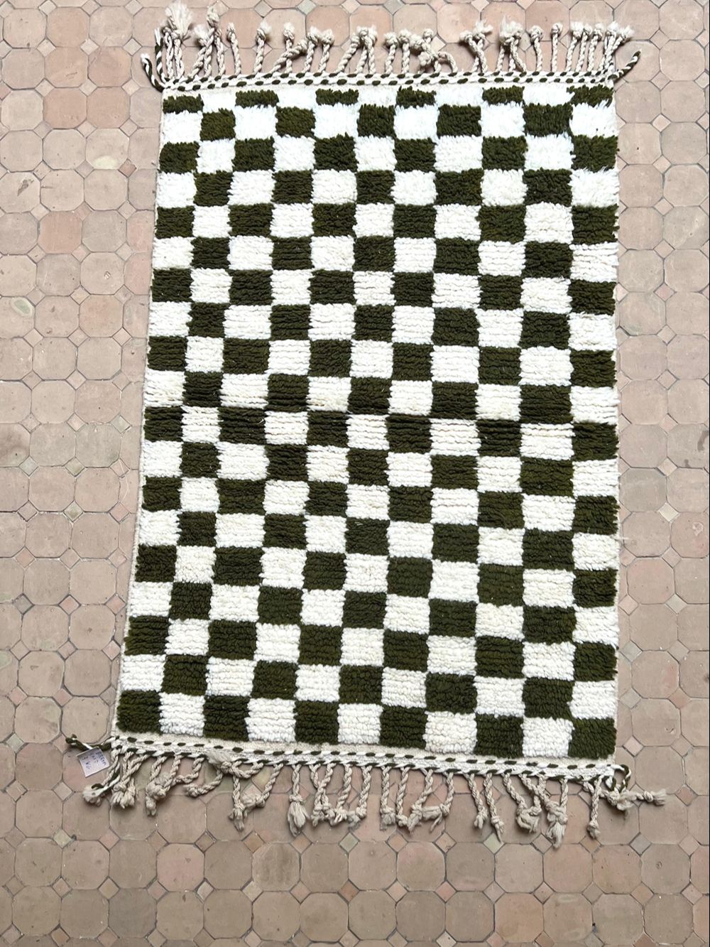 Moroccan Checkered Rug 155x100cm