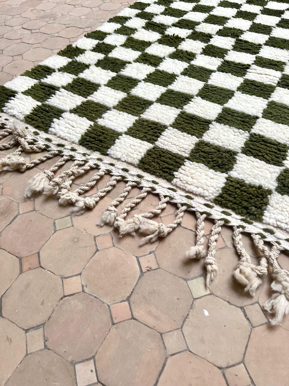 Marokkolainen ruudullinen matto 155x100cm