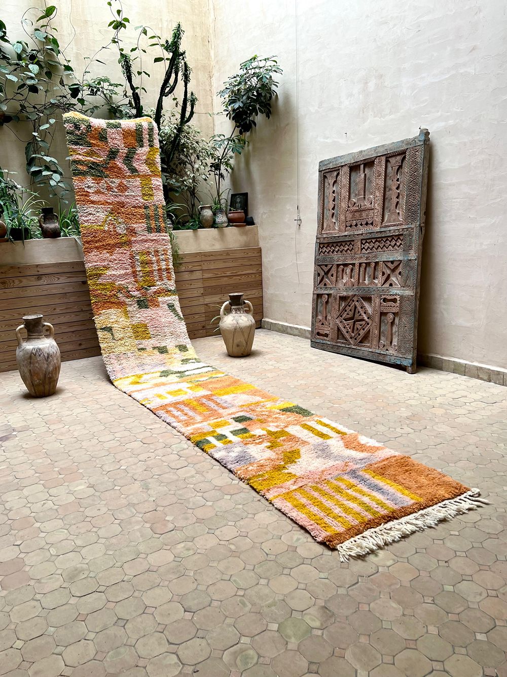 Moroccan Saghira Runner Rug 490x80cm