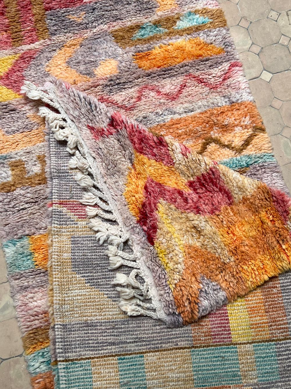 Moroccan Saghira Runner Rug 480x80cm