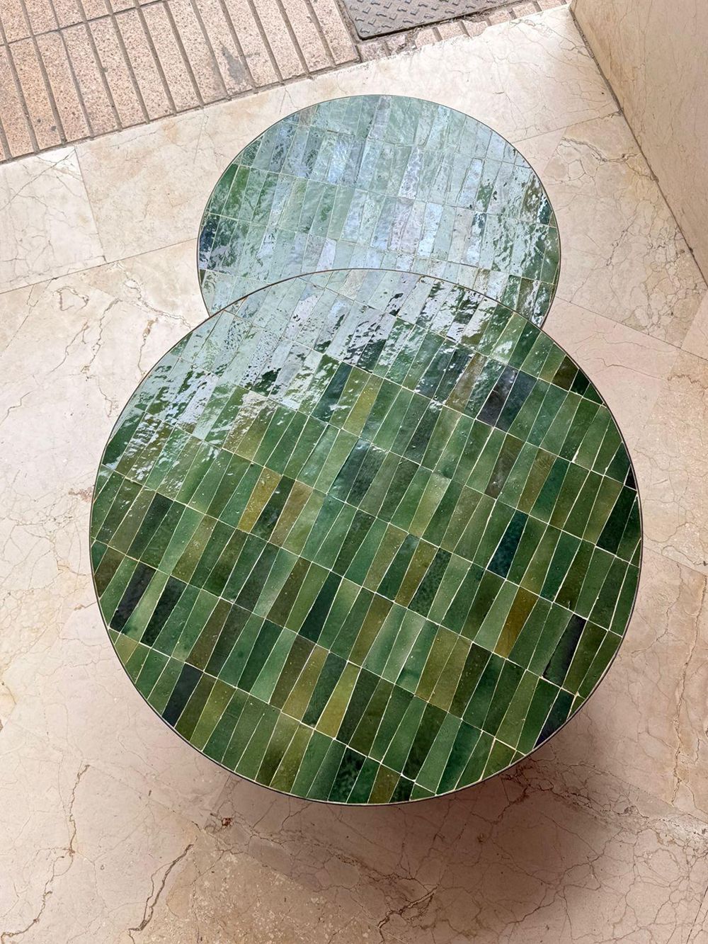 Mosaiikkipöytä, Green Mint