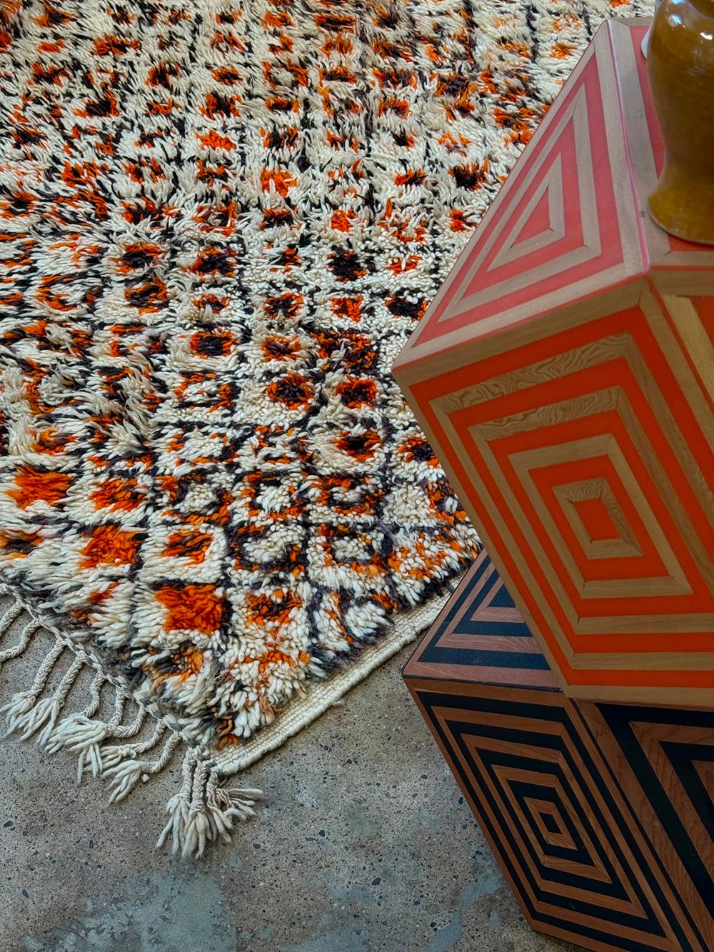 Marokkolainen vintage Beni Ouarain matto 285x190cm