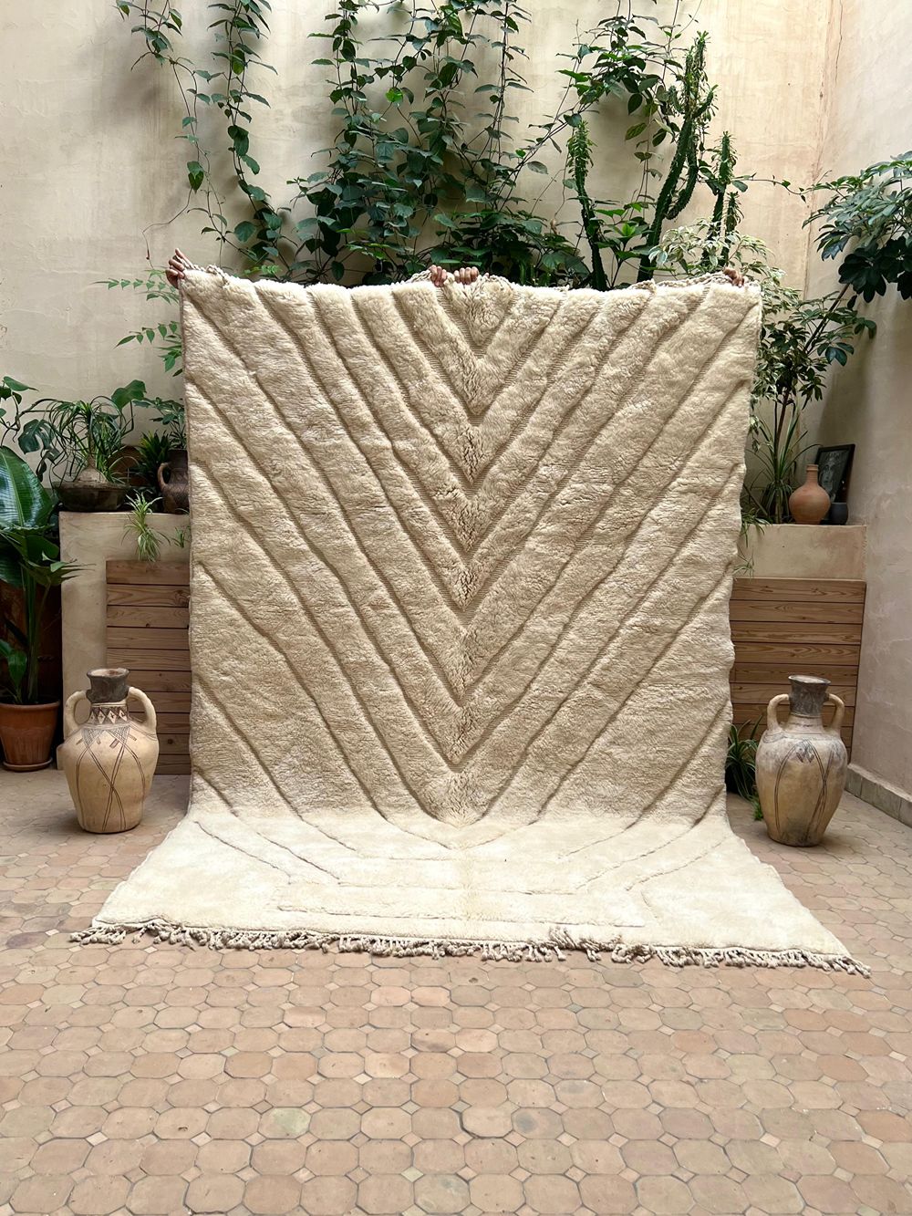 Marokkolainen Mrirt Jääkarhu matto 290x205cm